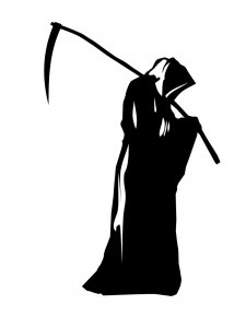 Grim Reaper Stencil 14