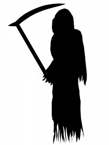 Grim Reaper Stencil 2
