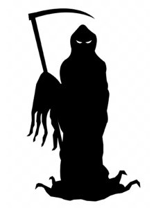 Grim Reaper Stencil 5