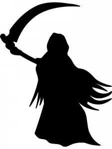 Grim Reaper Stencil 9