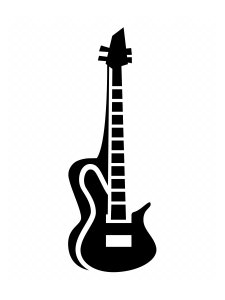Guitar Stencil 15
