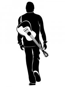 Guitar Stencil 18