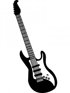 Guitar Stencil 9