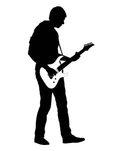 Guitarist Stencil 1