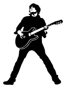 Guitarist Stencil 15