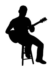 Guitarist Stencil 16