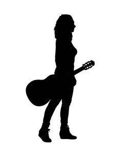 Guitarist Stencil 19