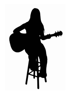 Guitarist Stencil 2