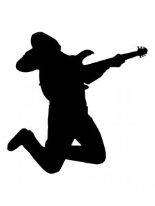 Guitarist Stencil 6