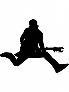 Guitarist Stencil 7