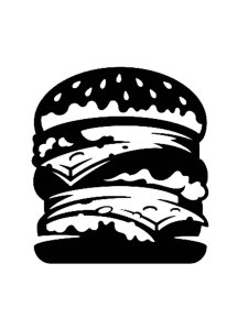 Hamburger Stencil 11