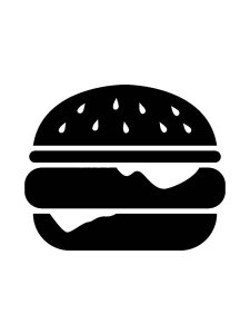 Hamburger Stencil 13