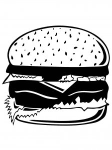 Hamburger Stencil 7