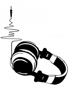 Headphones Stencil 1