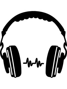 Headphones Stencil 14