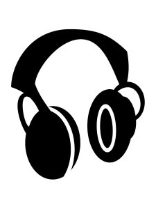 Headphones Stencil 17