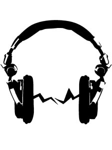 Headphones Stencil 18