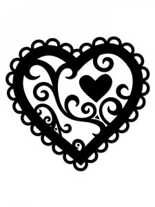 Hearts Stencils 13
