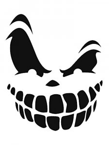 Jack Skellington Face Stencil 7
