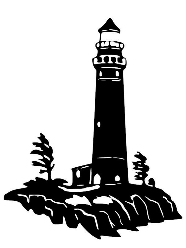 Free Printable Lighthouse Stencils And Templates