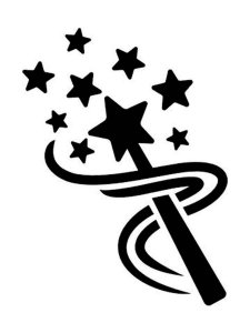 Magic Wand Stencil 5
