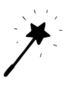 Magic Wand Stencil 8