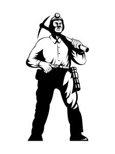 Miner Stencil 9