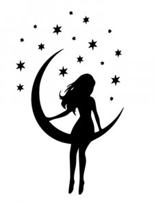 Moon Stencil 24