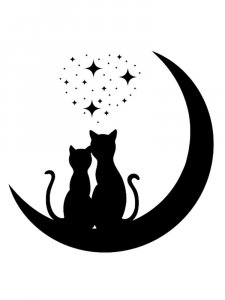 Moon Stencil 8