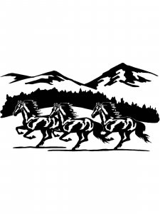 Mountain Stencil 2