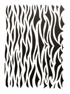 Ocean Waves Stencil 9