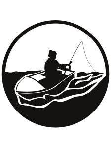 People in the boat Stencil 15