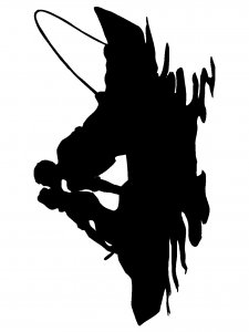 People in the boat Stencil 7