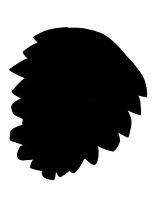 Pine Cone Stencil 13