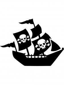 Pirates Stencils 10