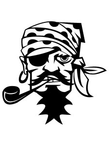 Pirates Stencils 24