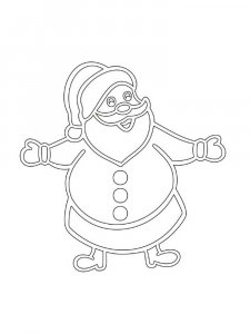 Santa Claus Stencil 14