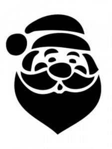 Santa Claus Stencil 18