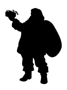 Santa Claus Stencil 2