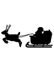 Santa Claus Stencil 4