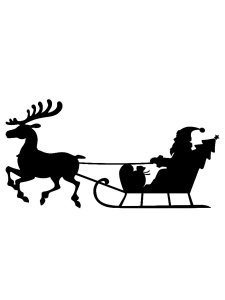 Santa Claus Stencil 6