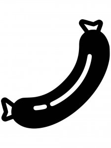 Sausages Stencil 5
