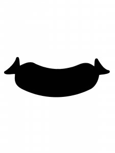 Sausages Stencil 6