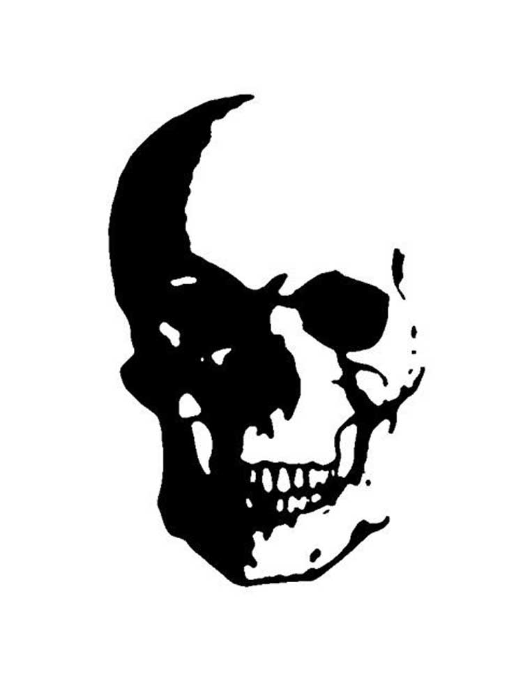free printable skull stencils and templates