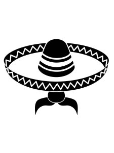 Sombrero Stencil 2