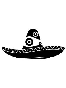 Sombrero Stencil 3