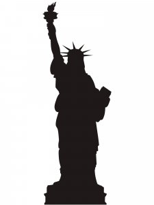 Statue of Liberty Stencil 10