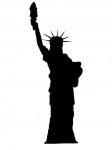 Statue of Liberty Stencil 19