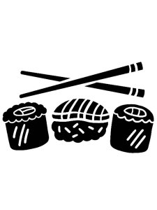Sushi Stencil 8