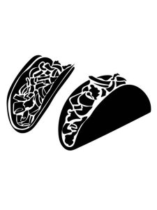 Taco Stencil 3
